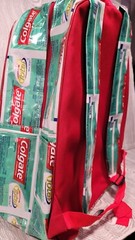 Colgate Total Backpack Recycled Toothpaste Tubes Advertising Dental Collectible