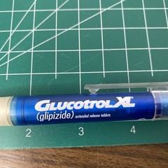 Glucotrol XL Plastic Rubber Grip Drug Rep Pen Pharmaceutical Pharma