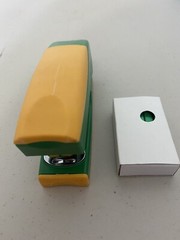 Mirapex Mini Stapler with Green Staples Drug Rep Pharmaceutical Super RARE HTF