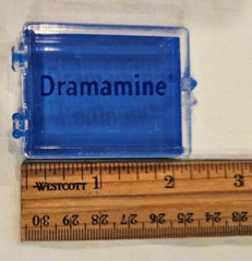 Vintage DRAMAMINE Storage Container