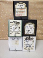 Single Vintage Metal Pharmacy File Record Box – Decor, Storage, Stackable