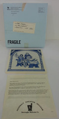 Burroughs Wellcome Delft Holland Pharmacy Blue&White Pill Tile The Homours #21