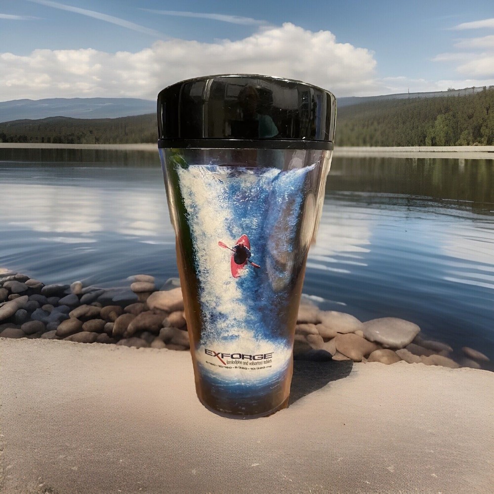 Exforge Amlodipine Drug Rep Coffee Cup Mug Tumbler Used Weirdly Shaped