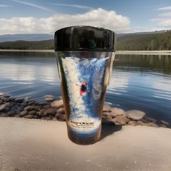 Exforge Amlodipine Drug Rep Coffee Cup Mug Tumbler Used Weirdly Shaped