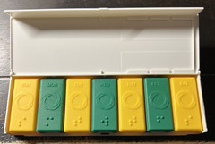 Rozerem Ramelteon Drug Rep Pharmaceutical Promo Advertising Pill Case Braille