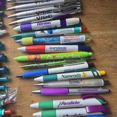 Massive Vintage Pharmaceutical Drug Rep Advertising Pen Lot Of 93