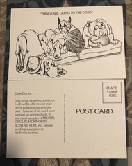 Vintage Drug Rep Pharmaceutical Promo Medical Ad Postcard (50+ Yrs Old -New Rare
