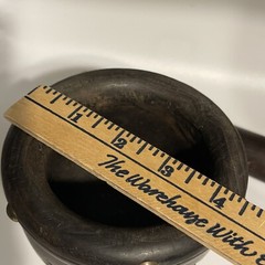 Vintage Apothecary Pharmacy Carved Wood Pestle and Mortar Rx Estate
