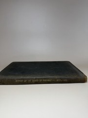 1885 Illinois Board of Pharmacy Annual Report Antique Medical Re