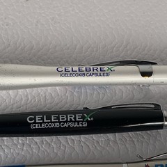 Celebrex Bextra Heavy Metal Pen Drug Rep Pharma Promo Original Owner Lot Of 3