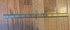 VINTAGE ‚CHLOROMYCETIN ANTIBIOTIC 12 INCH ADVERTISING RULER – TAPE MEASURE