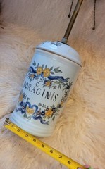 🌼💡VTG Apothecary Jar Pharmacy Drugstore Jar Lamp “Confect Boraginis”🌼💡