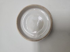 Aqua Rosae Apothecary Jar Western Germany Rose Water Lid Crackled Rare Vanity