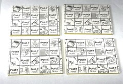 Lot Of 4 Augmentin Post It Note Pads Drug Rep Pharmaceutical Promo Advertising