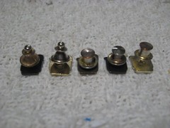 Vintage WALGREENS Years 1, 3, 5, 10, and 15 Employee Pharmacy Pins Lot of 5