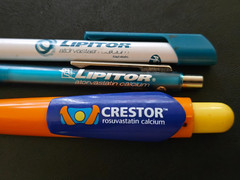 Lipitor Crestor Pens Pharmaceutical Medical Drug Rep Collectible