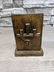 Vintage SECUNDUM ARTEM Pharmacy Tinactin Apothecary Figurine Sculpture Latin