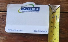 VTG medical advertisement sticky pad paper Oxytrol doctor notepad memos