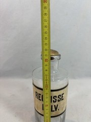 3 Antique Pharmacy / Apothecary Bottles In Blown Glass