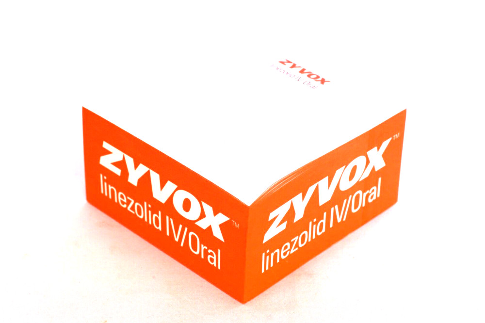 Zyvox Pfizer Pharmaceutical Advertising Large Sticky Notes Block