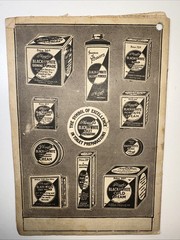 1921 Antique Horoscope Ploughs Black & White Almanac Catalogue Pamplet