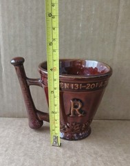 McCoy Pottery MUG Apothecary Mortar & Pestle Schering Pharmaceuticals Coricidin