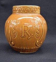 Vtg Ceramic Mortar Jar And pestal McCoy Schering An 1960’s Maimonides