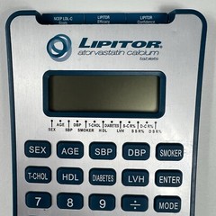 Pharmaceutical Drug Rep Collectibles Lipitor Dosage/Risk Calculator 6.5″ X 4″