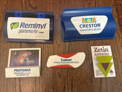 Drug Rep Promo Clip Magnet Lot