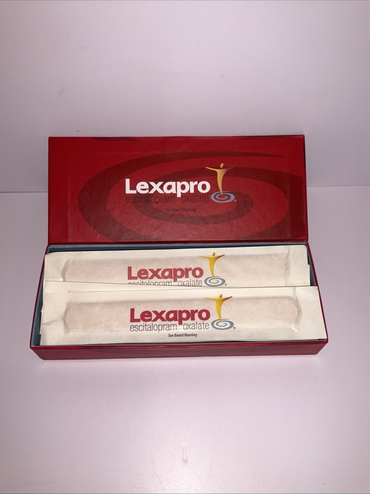 Lexapro Drug Rep Pharmaceutical Collectible Promotional Tongue Depressors 14 EA.