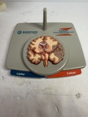 Vintage Drug Pharmaceutical Medical Rep Lipitor CAduet Brain Display