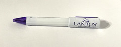 Pharmaceutical Drug Ink Rep Vintage Pen Lantus Collectible Purple White Rare