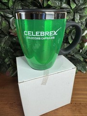 Celebrex Promo Lot Mug Travel Cup Whiteboard Pen Eraser Pharma Drug Rep NEW