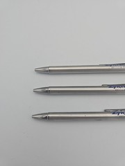 ZYRTEC Silver Green Heavy Metal Medical Drug Rep Pen Collectible Lot 4
