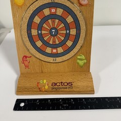 Vintage Takeda Pharma Rep Sales Actos Pioglitazone Mini Wood Desk Top Dart Game
