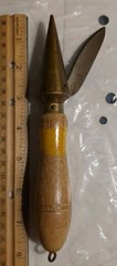 Vintage Brass Cork Borer Sharpener Apothecary Chemist Lab Tool Bottle Stopper
