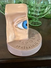 Vintage 1960’s Human Eye Anatomically Correct Beecham Sporin Otic Look