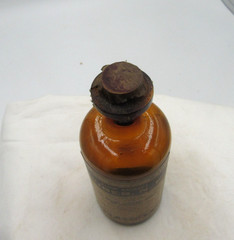 MM – 1890’s Parke, Davis & Co Detroit Mich CUBEB 4 3/4″ Amber Medicine bottle