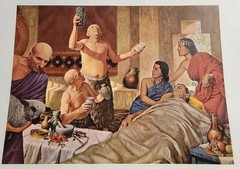 A HISTORY OF PHARMACY IN PICTURES 1954 PRINT# 2 UNFRAMED PARKE DAVIS 22″×18″…
