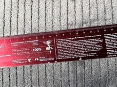 Vintage 1992 FLOXIN LOFLOXACIN Pharmaceutical Drug Rep RULER ~ Rare