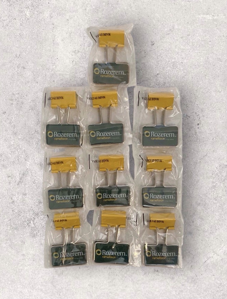 NOS Rozerem Pharmaceutical Advertising Binder Clips (10)