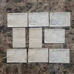 99 serially numbered antique prescriptions (1907) – OPIUM, PAPINE & CODEINE