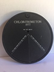Vtg1977 Chlor-Trimeton Secundum Artem RX Mortar & Pestle Pharmaceutical Display
