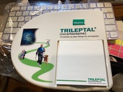 DRUG REP PROMO TRILEPTAL POST-IT NOTE HOLDER NOVARTIS NEW IN BOX
