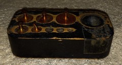 Wooden Christian Becker Metric Pharmacy Laboratory Brass Weight Set