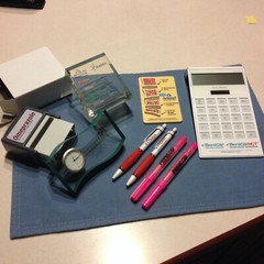 Assorted drug rep collectables