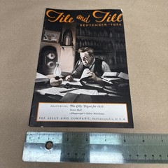 Tile And Till Magazine Eli Lilly And Company September 1934 Indianapolis Indiana