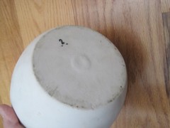 Marble Liquid Mortar & Pestle Marked B on Pestle