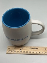 Allergan Pharma Logo Mug Pre‑AbbVie Branding Corporate Swag Collector Mug