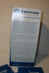 Brand new LIPITOR give away Tissue advertisement.Single wrapped box packets